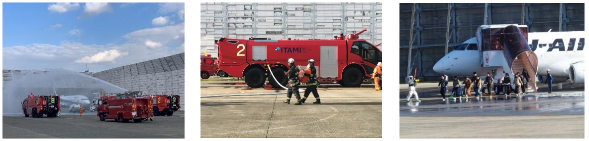 訓練の様子(過去事例) / Images from the past drills