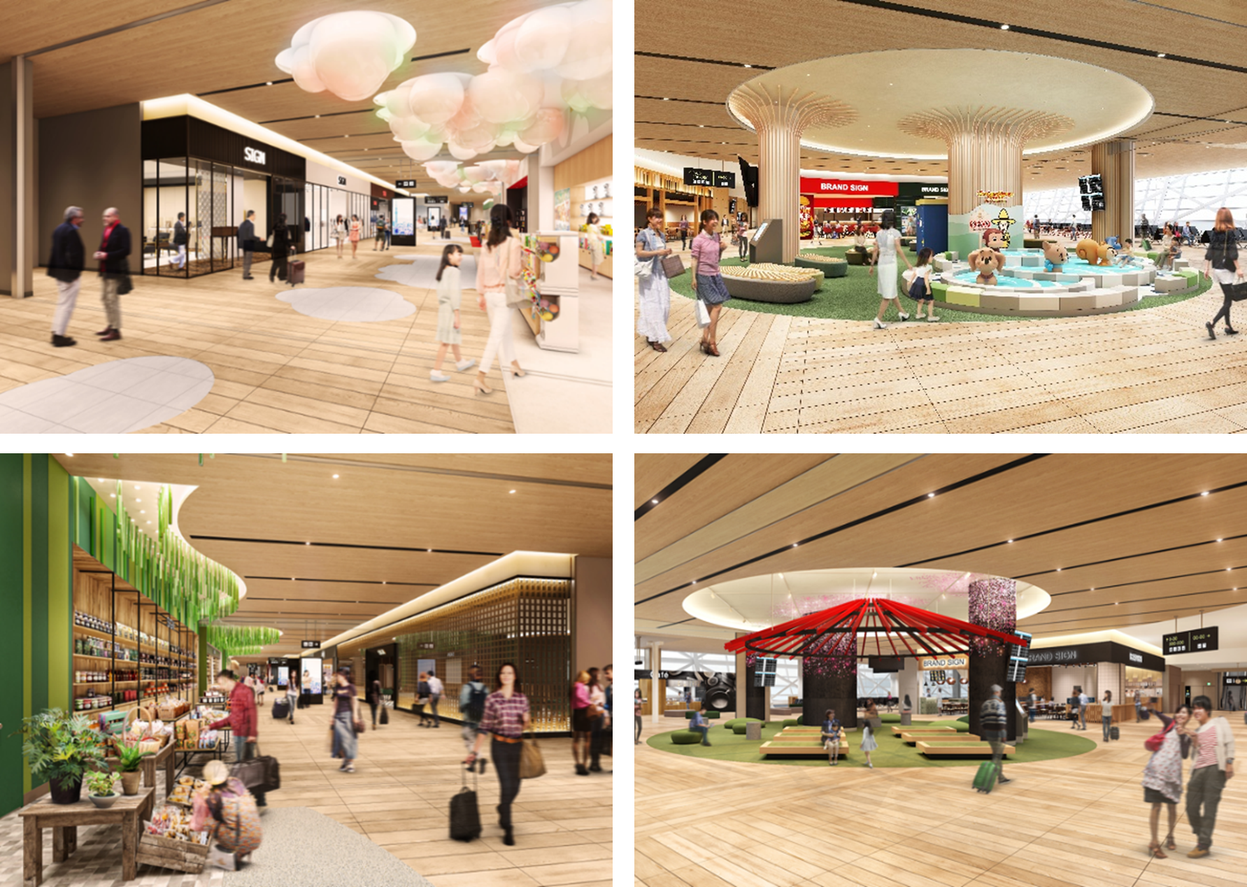 Rendering of extended international commercial area