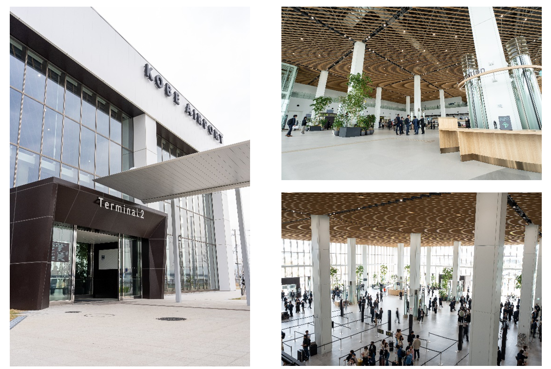 供用開始した神戸空港第２ターミナルビル / Kobe Airport Terminal 2 Building Commences Operations