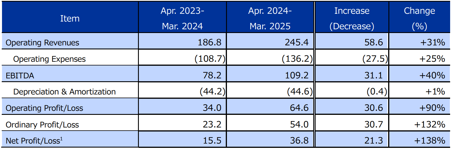 Consolidated Profit and Loss Statement
