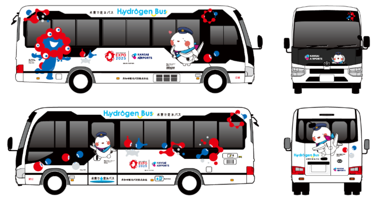 車両デザイン / Graphic design on the bus